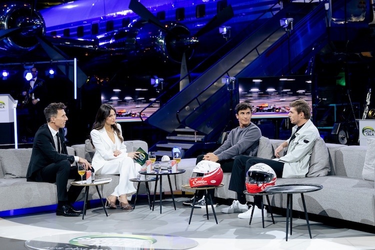 Weltmeister im Gespräch: Marc Márquez und Max Verstappen trafen sich im Hangar-7