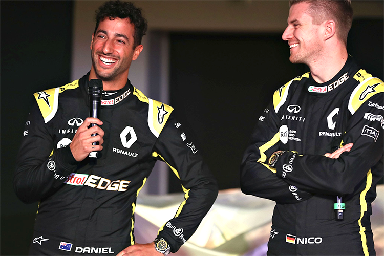 Daniel Ricciardo und Nico Hülkenberg