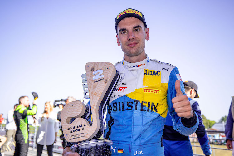  Luca Stolz feierte auf dem Sachsenring seinen ersten Saisonsieg in der DTM