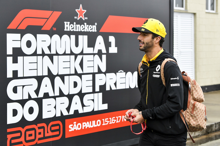 Daniel Ricciardo in Interlagos