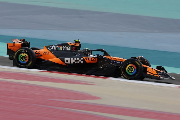 Lando Norris unterwegs in Bahrain