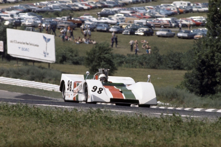 Auflösung der Vorwoche: George Eaton im CanAm-BRM, wir sind in Watkins Glen 1970