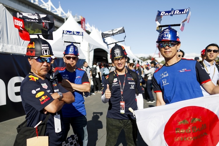 Nicht nur die Strecke in Suzuka begeistert die Formel-1-Stars, auch die leidenschaftlichen japanischen Fans sorgen für eine ganz besondere Stimmung