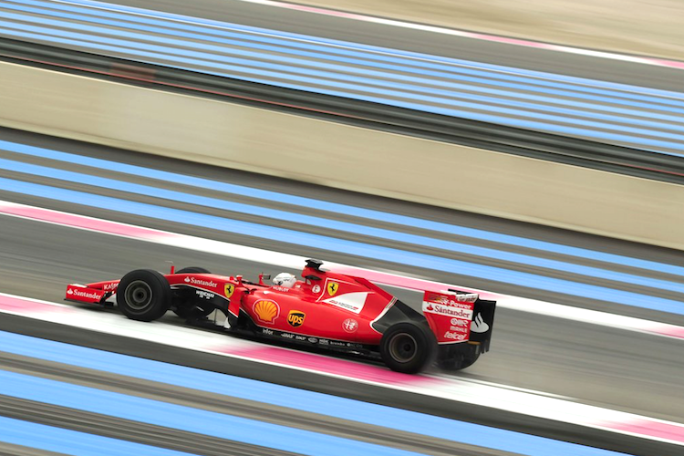 Sebastian Vettel bei Reifentests von Pirelli in Le Castellet