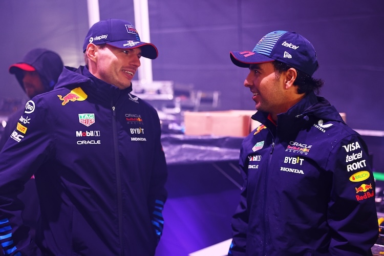 Max Verstappen und Sergio Pérez
