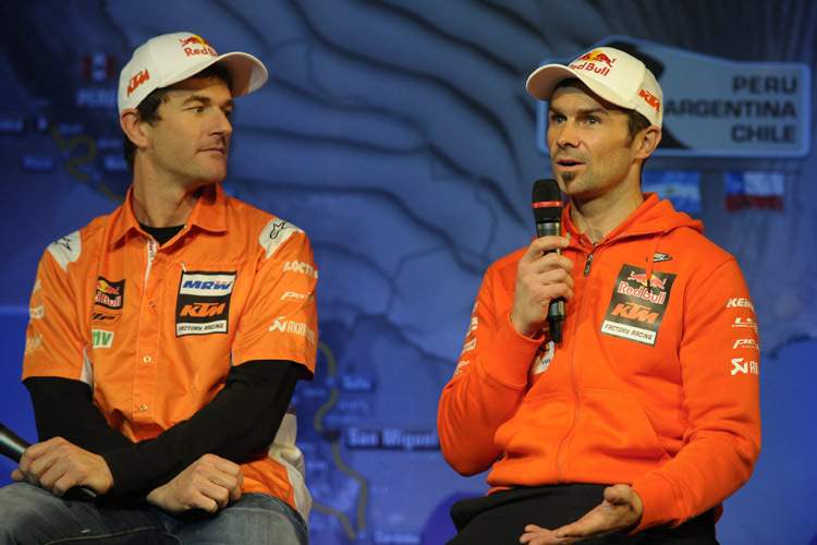 Erzrivalen Marc Coma und Cyril Despres: Keine KTM-Teamkollegen mehr
