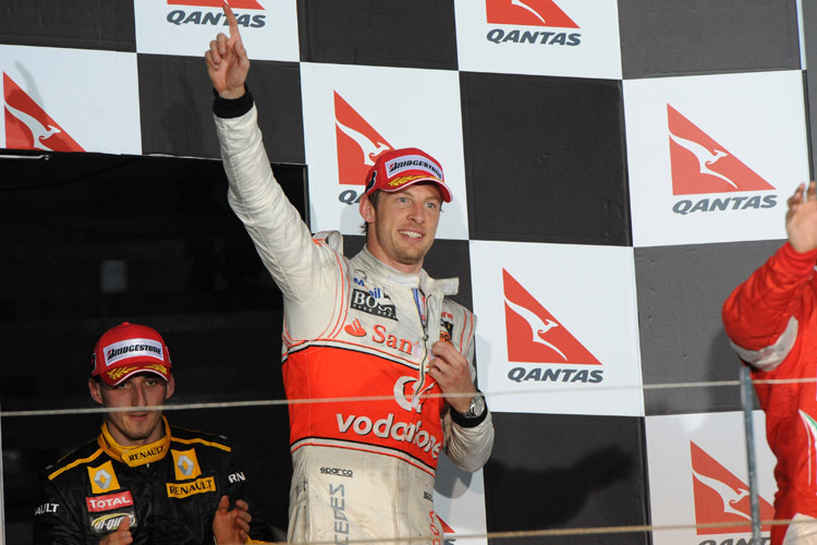 Achter GP-Sieg für Button, sein erster für McLaren