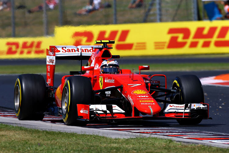 In Ungarn kam für Kimi Räikkönen nach 57 Runden das Aus