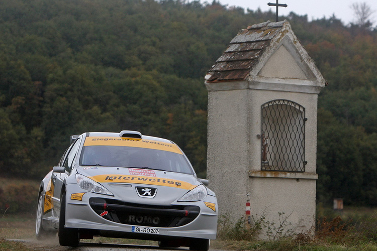Wittmann bei der Waldviertel-Rallye im Peugeot 207 S2000