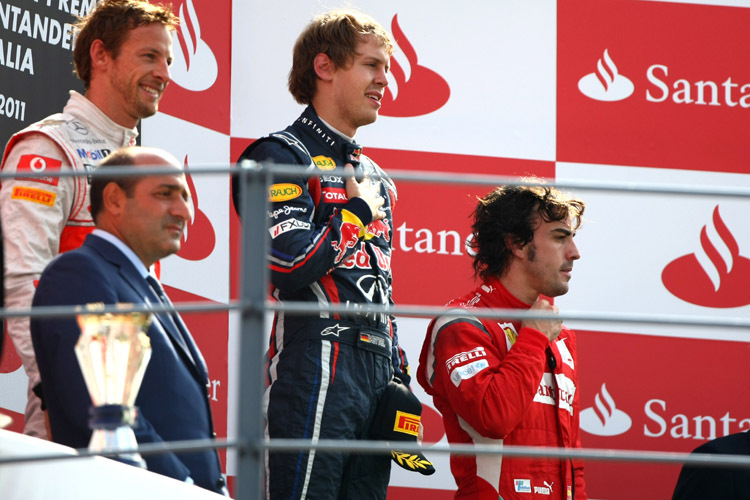 Sebastian Vettel wurde in Monza überwältigt