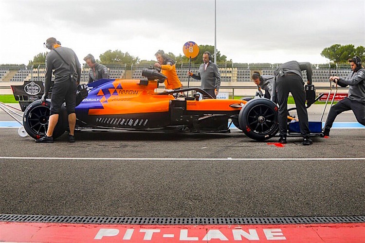 McLaren testet mit Pirelli in Südfrankreich