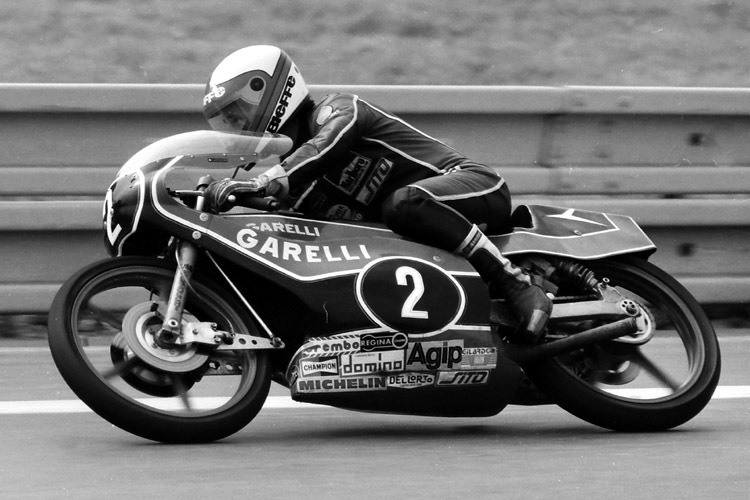 Eugenio Lazzarini (Italien/Garelli 125ccm) - 1982 in Brünn