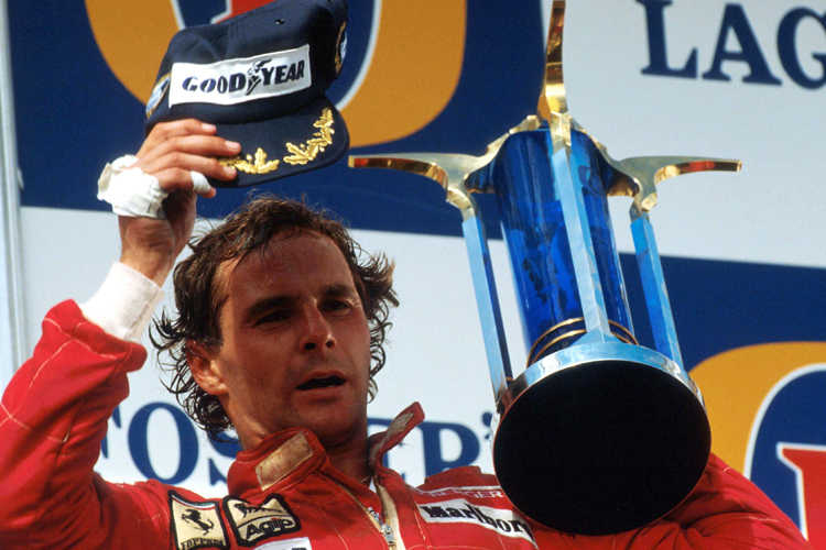 Gerhard Berger gewann zehn Formel-1-Rennen