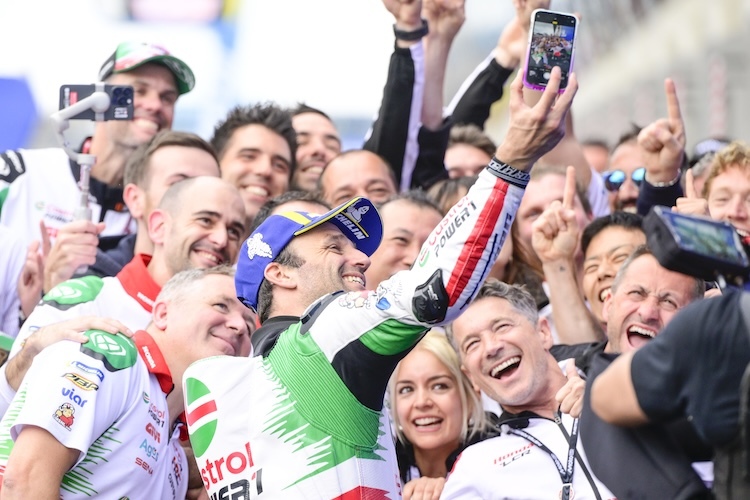 Johann Zarco gewann mit LCR-Honda den Le Mans-Grand-Prix