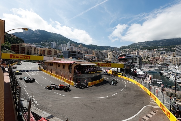 Max Verstappen kam im Monaco-GP nicht an George Russell vorbei