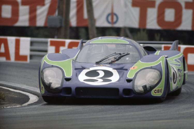 Ein Porsche 917 bei den 24h von Le Mans 1970