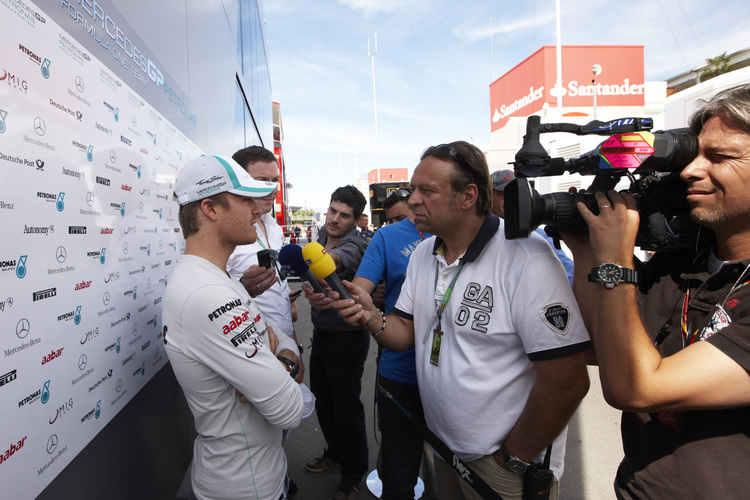 Nico Rosberg gibt Auskunft