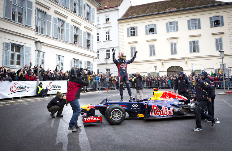 Sebastian Vettel 2012 in Graz