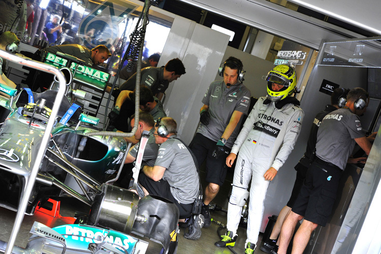 Nico Rosberg war nach dem Abschlusstraining am Boden zerstört