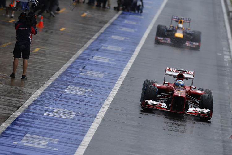 Alonso vor Vettel – wird es auch am Sonntag so sein?