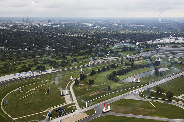 Das Red Bull Air Race findet erstmals in Indianapolis statt