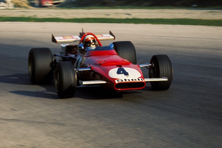 Clay Regazzoni auf dem Weg zum Sieg in Monza 1970