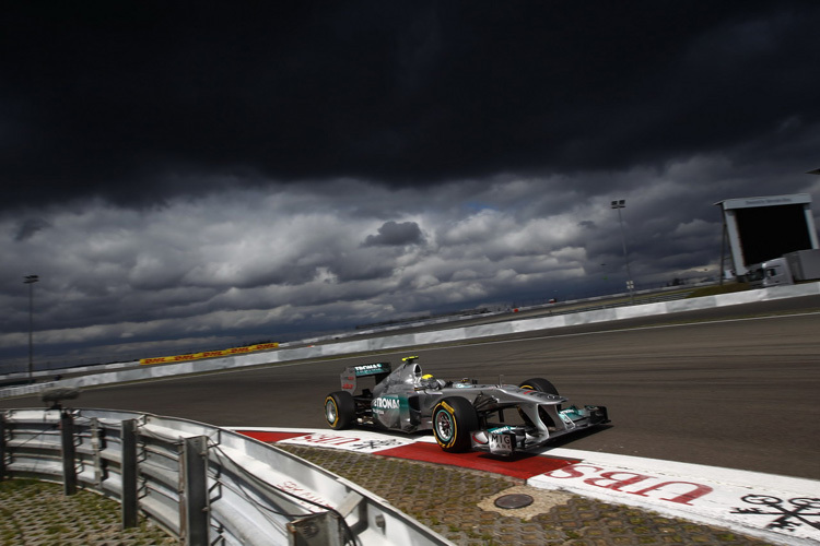 Nico Rosberg 2011 auf dem Nürburgring: Die Aussichten sind düster