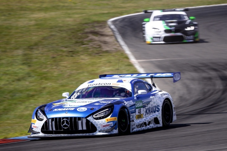 Schnellster beim Test des ADAC GT Masters auf dem Lausitzring: Der Mercedes-AMG GT3 von HTP-Winward