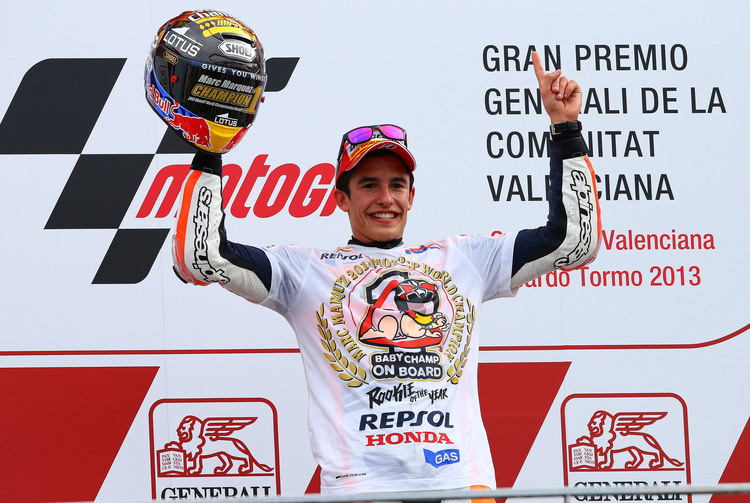 2013 feierte Marc Márquez in Valencia seinen ersten MotoGP-Titel