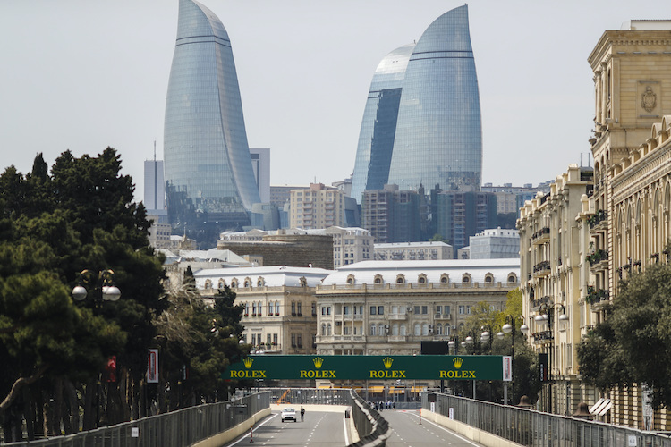 Der Strassenkurs von Baku ist eine besondere Piste