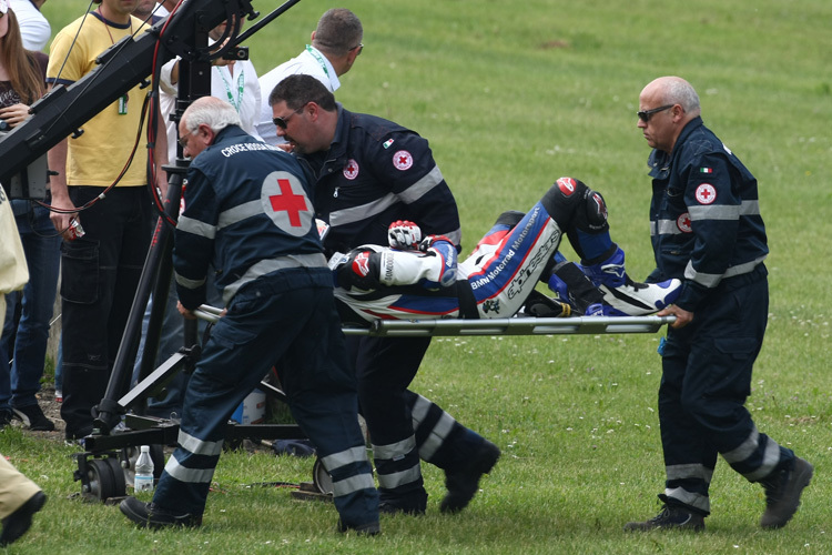 Troy Corser stürzte zuletzt dreimal in Monza