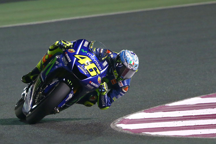 Valentino Rossi in Katar: Platz 7