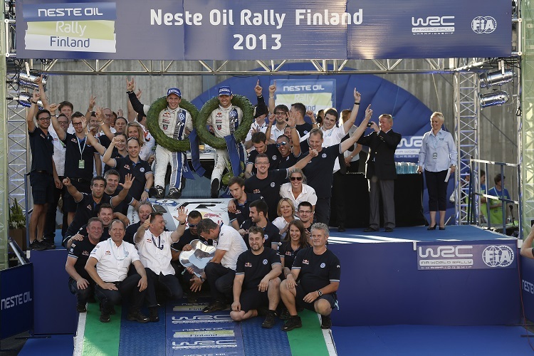 Sieg für Sébastien Ogier und Julien Ingrassia in Finnland