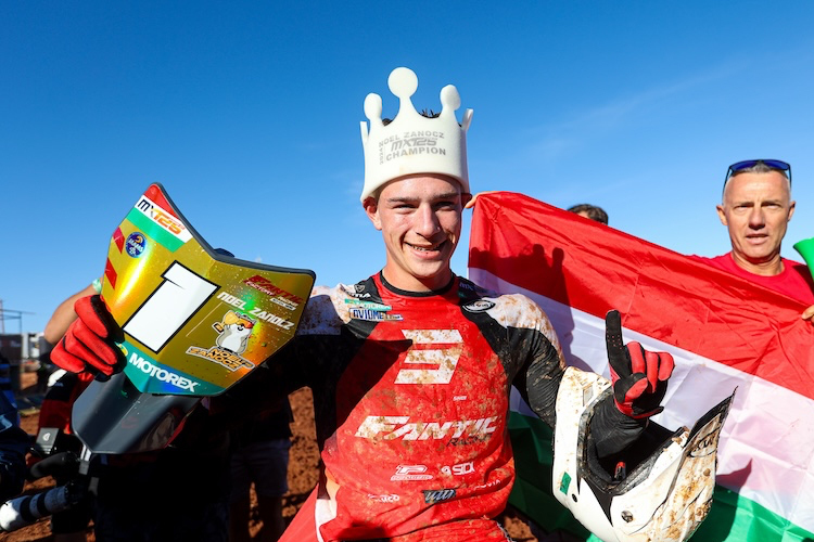 Der Ungar Noel Zanocz wurde EMX 125 Champion