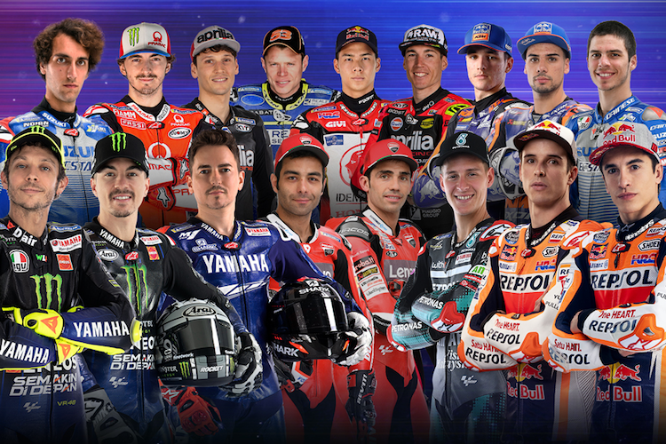 Viele Stars der MotoGP-Szene nahmen an den Virtual GP teil