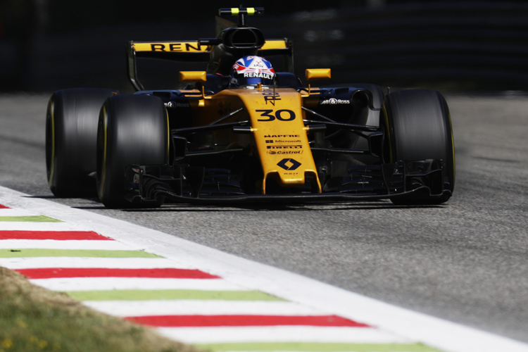Jolyon Palmer kam in Monza nicht ins Ziel – in Singapur erhofft er sich Punkte