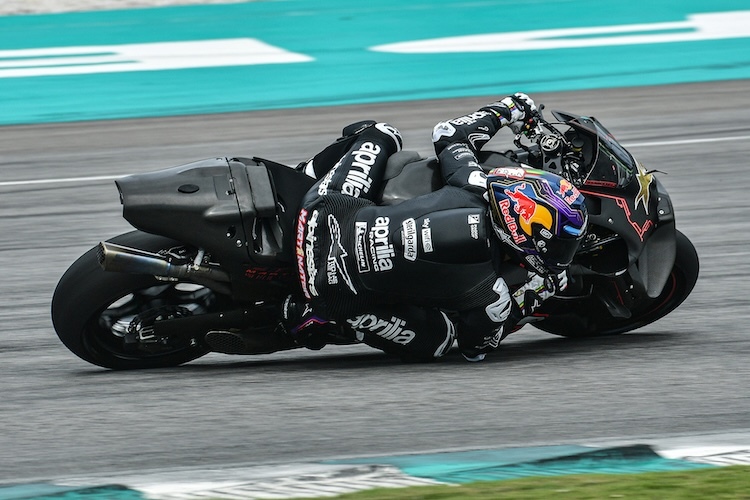 Jorge Martin kam mit der Aprilia in Sepang nicht weit