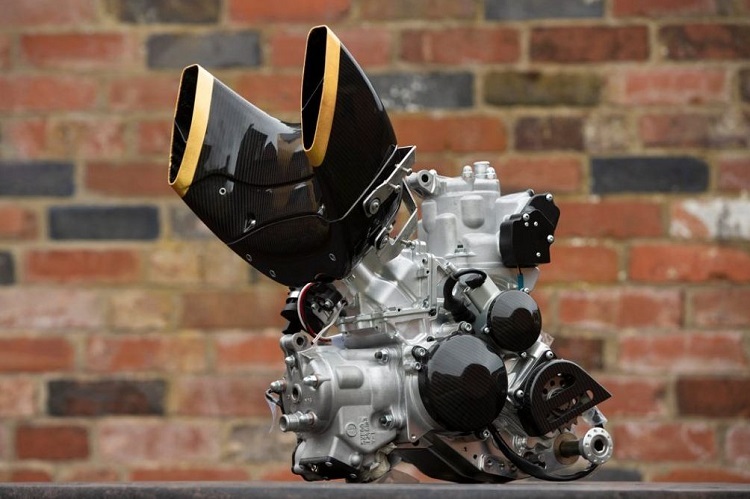 Innovativ: Der Motor der italienischen Manufaktur Vins Motorcycles besteht aus zwei gekoppelten Einzylinder-Zweitaktern