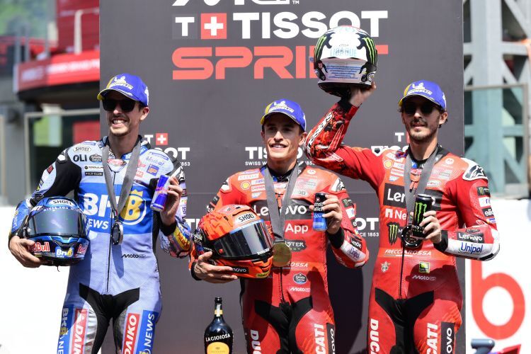 Sprint - Alex Márquez, Marc Márquez & Francesco Bagnaia