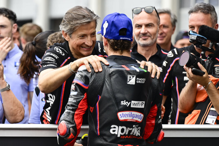 Aprilia-Rennchef Massimo Rivola ist stolz auf Marco Bezzecchi