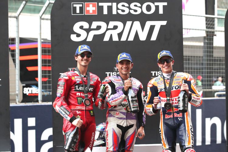 Sprint - Francesco Bagnaia, Jorge Martin & Marc Márquez