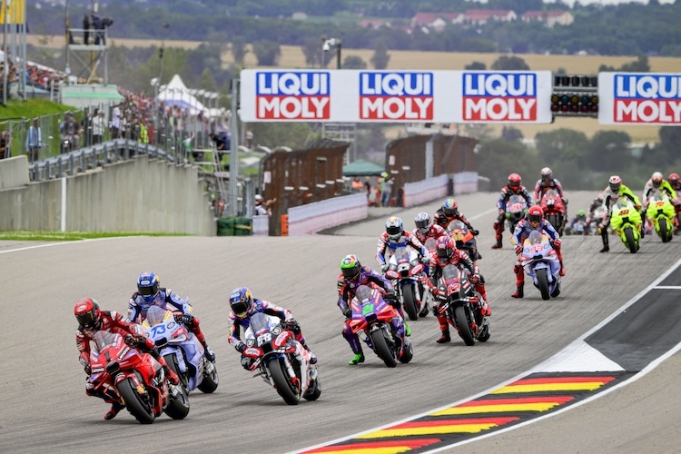 Die MotoGP am Sachsenring