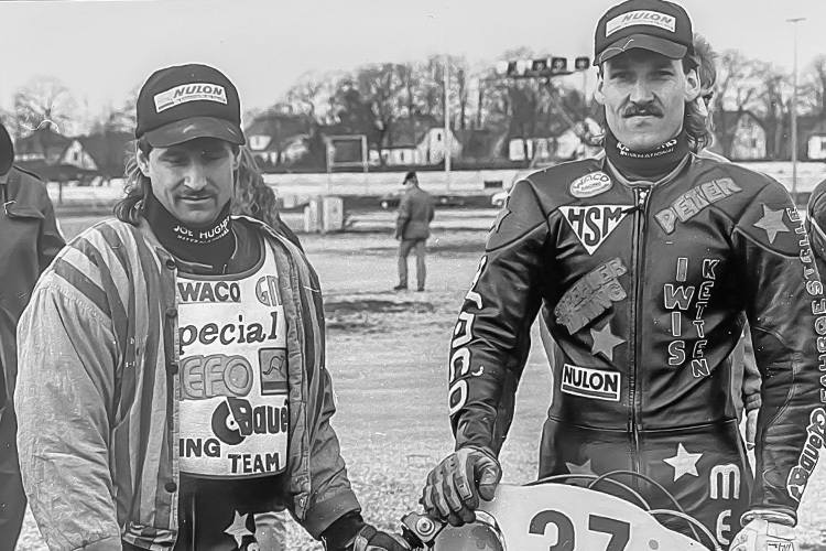 Peter Murmann (rechts) und sein Beifahrer Jürgen Ewig