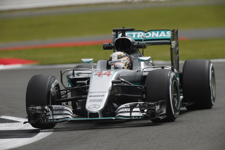 Lewis Hamilton war im ersten freien Training der schnellste Mann auf der Piste