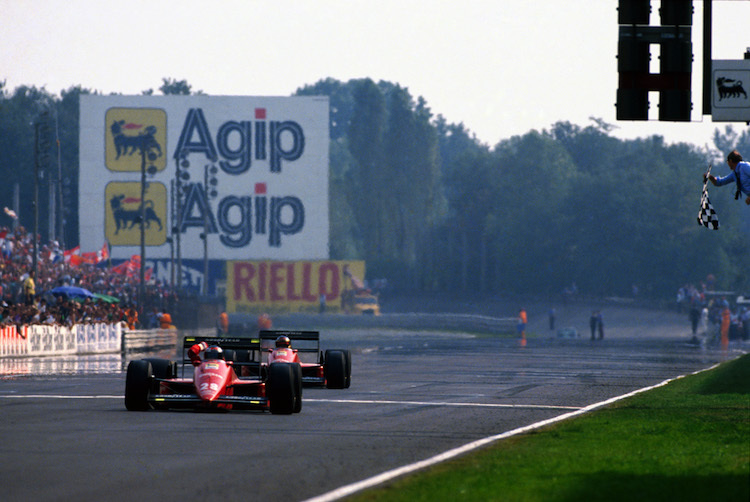 Unerwarteter Doppelsieg für Gerhard Berger und Michele Alboreto in Monza 1988