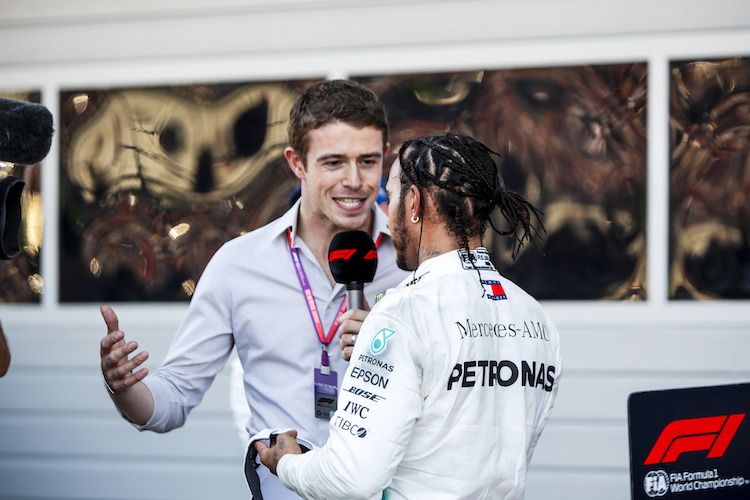 Paul di Resta und Lewis Hamilton 2019 in Sotschi