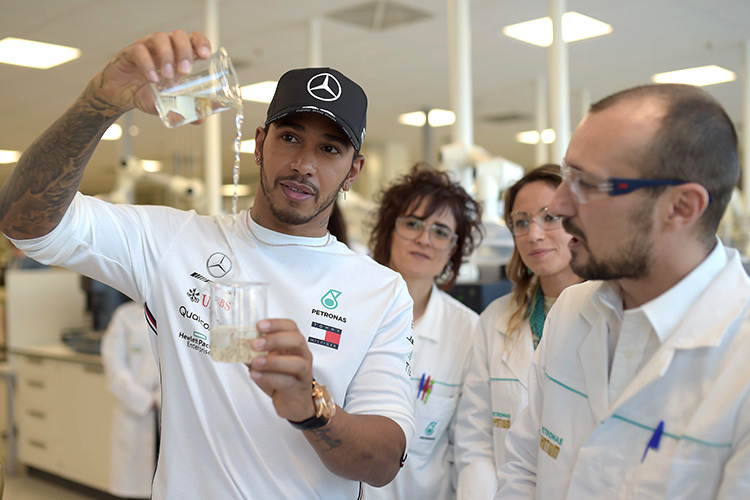 Lewis Hamilton in Turin