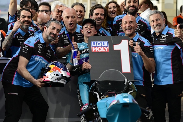 Schon im seinem ersten Jahr 2023 holte David Alonso vier GP-Siege. Auch den Auftakt 2024 gewann der Kolumbianer. Aktuell liegt der Aspar-Zögling auf WM-Platz zwei