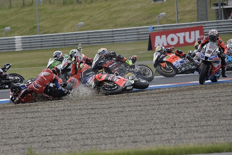 Wie im Vorjahr wurde Alvaro Bautista ein Opfer der Schikane