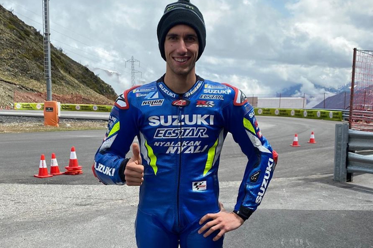 Dank der Wiedereröffnung des Andorra Circuits durfte Alex Rins wieder Gas geben – wenn auch «nur» auf dem Supermoto-Bike